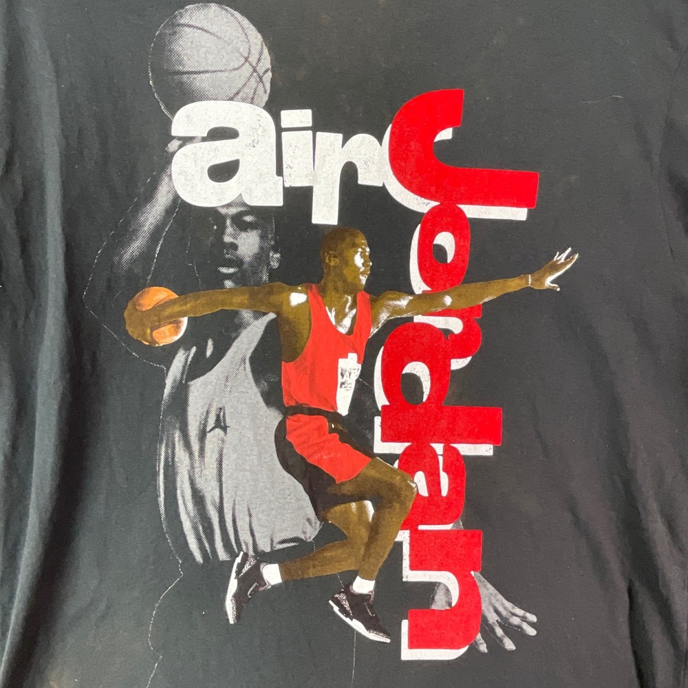 Jordan Brand T-Shirt Mens Medium Black Good Michael Jordan Graphic Nike Air Logo
